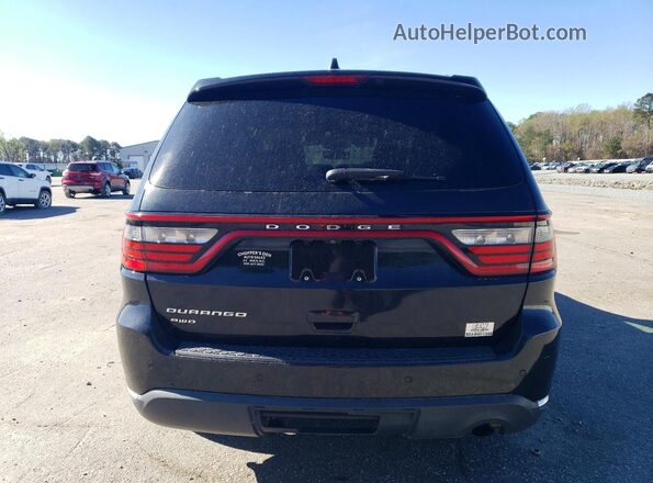 1C4RDJAG8GC354063 2016 DODGE DURANGO Black Widok wnętrza z przodu