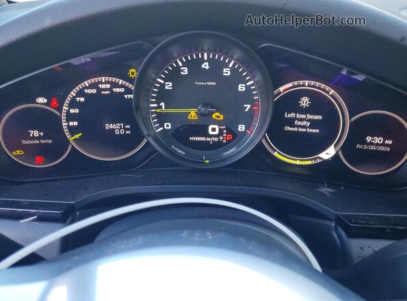 WP1BE2AY8NDA51058 2022 PORSCHE CAYENNE Silver უკანა სავარძლების ხედი