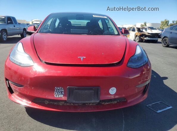 5YJ3E1EA9KF299076 2019 TESLA MODEL 3 Красный 