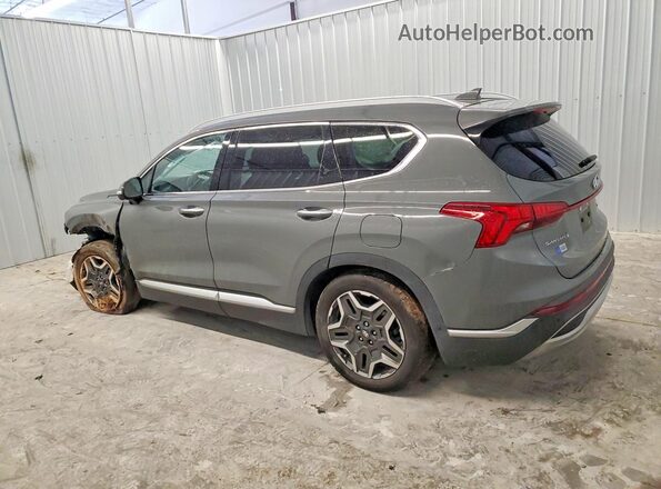 5NMS4DAL4MH342005 2021 HYUNDAI SANTA Gray Հետևի ձախ