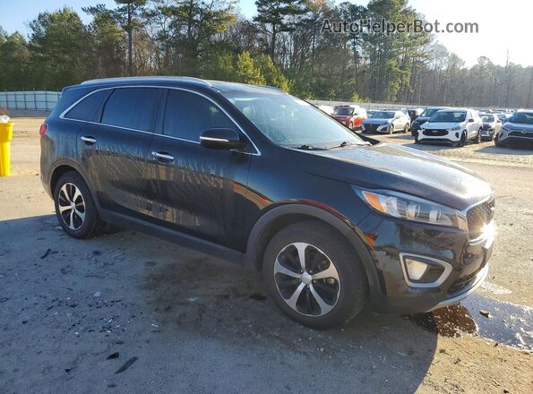 5XYPH4A54HG275739 2017 KIA SORENTO Black 