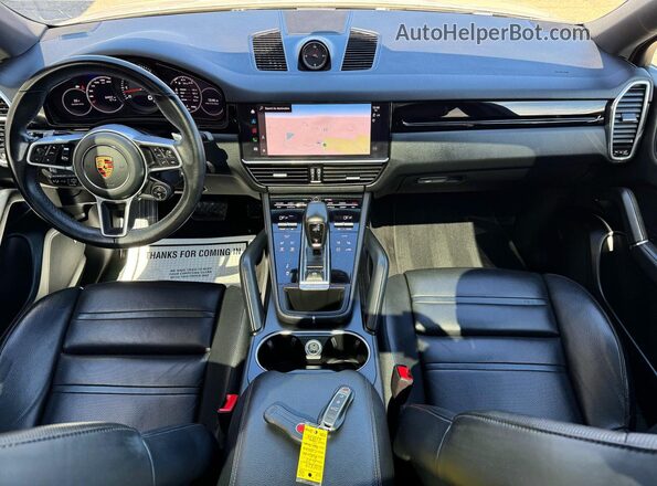 WP1BA2AY6PDA25539 2023 PORSCHE CAYENNE Gray Vista de la etiqueta del VIN