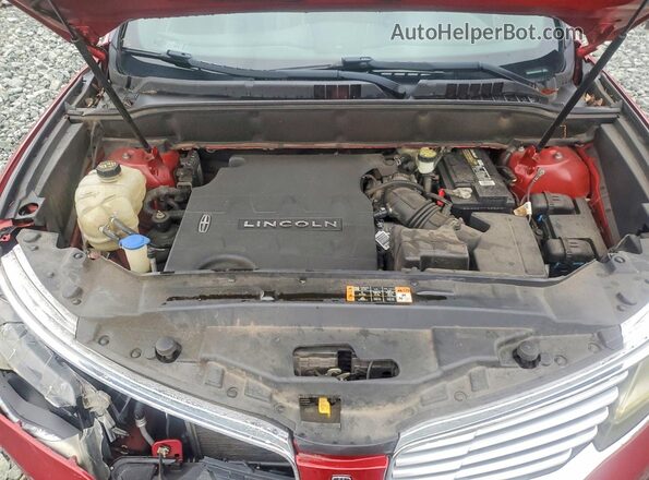 2LMTJ8KR1GBL31618 2016 LINCOLN MKX Красный Вид наклейки с VIN-кодом