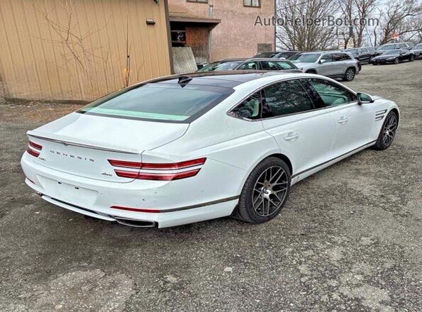 KMTGB4SC2NU092298 2022 GENESIS G80 Белый Вид спереди