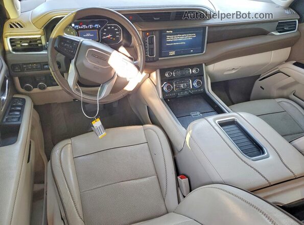 1GKS1JKL3MR137944 2021 GMC YUKON Черный Вид щитка приборов