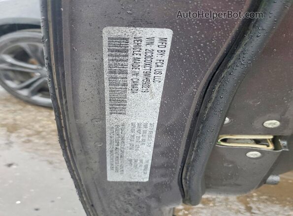 2C3CDXCT9MH590219 2021 DODGE CHARGER Gray Widok naklejki z numerem VIN