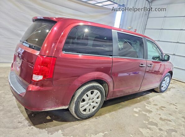 2C4RDGBG1KR649913 2019 DODGE GRAND Красный Передняя правая четверть