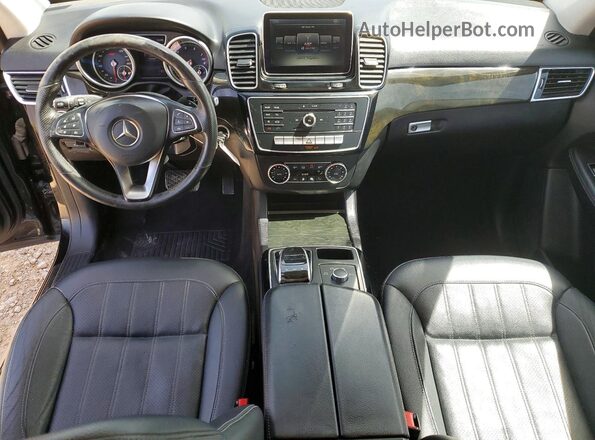 4JGDA5JB5GA687116 2016 MERCEDES-BENZ GLE Black Widok zestawu wskaźników
