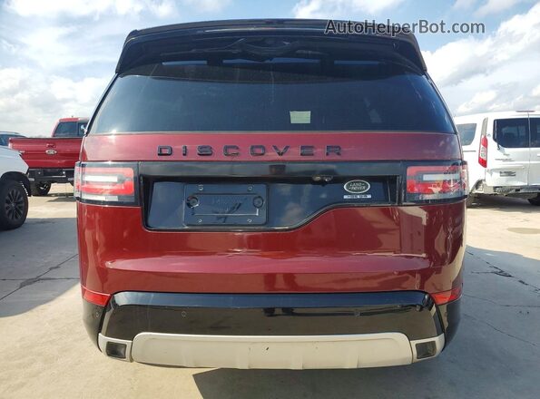 SALRRBBV5HA025671 2017 LAND ROVER DISCOVERY Red Вид салону спереду