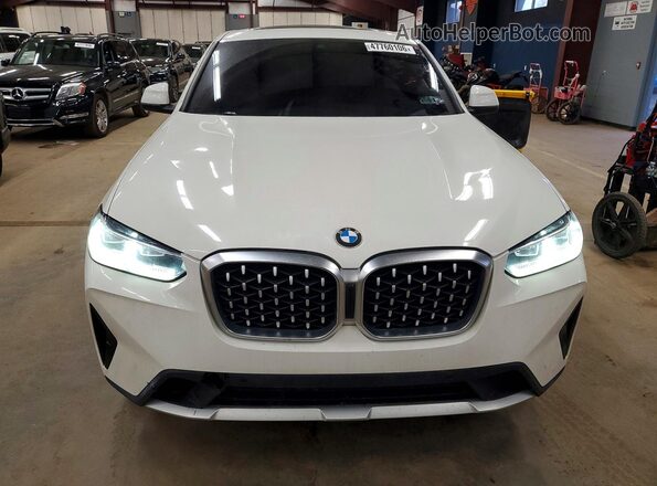 5UX33DT09N9K12081 2022 BMW X4 White Вид ззаду