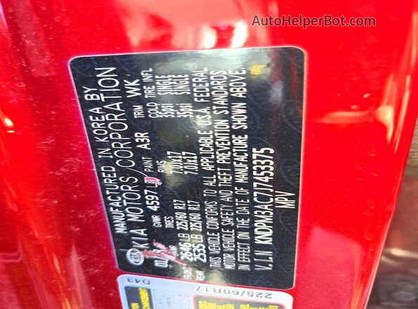 KNDPM3AC7J7453375 2018 KIA SPORTAGE Red 