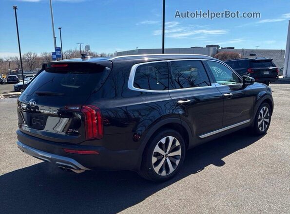 5XYP6DHCXMG162768 2021 KIA TELLURIDE Black Front view