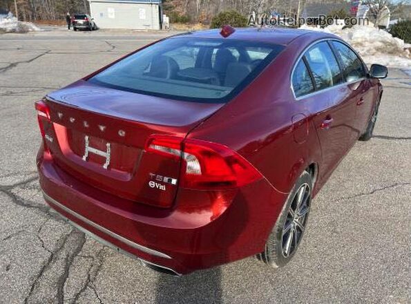 LYV402TK5HB130316 2017 VOLVO S60 Бордовый 