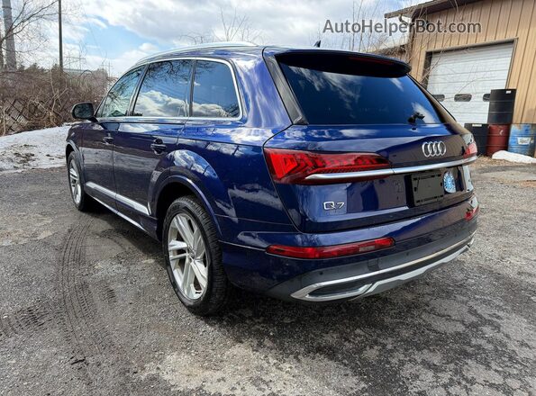 WA1AXAF70MD010157 2021 AUDI Q7 Blue წინა მარჯვენა