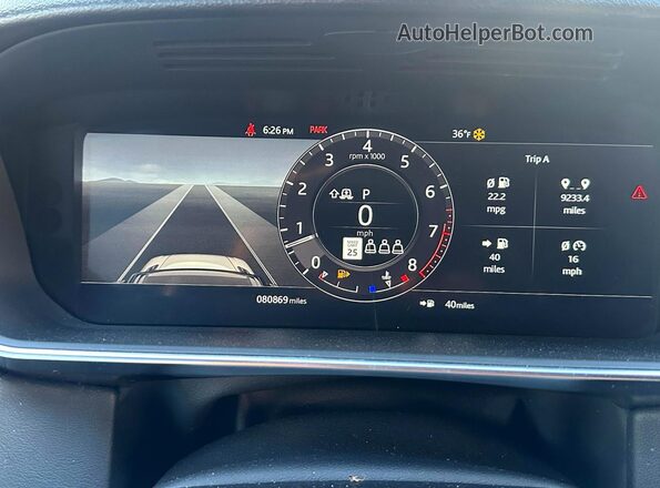 SALWR2SU6MA767274 2021 LAND ROVER RANGE Black Սալոնի 360 աստիճան տեսք