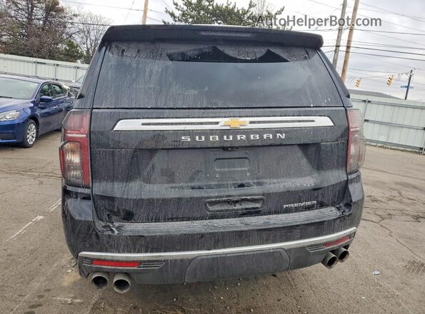 1GNSKFKDXRR298949 2024 CHEVROLET SUBURBAN Черный Вид сзади
