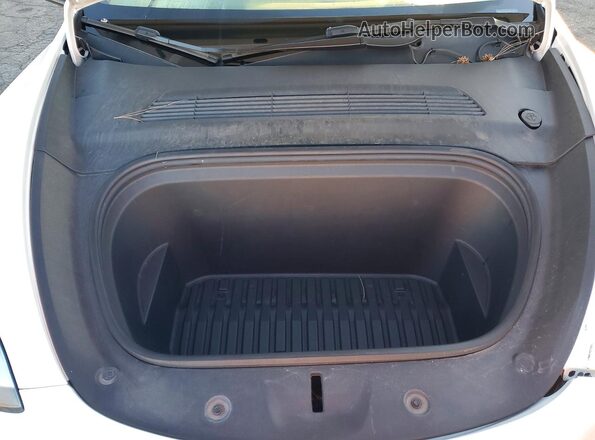 5YJYGAEE8MF235407 2021 TESLA MODEL Y White Vista de la etiqueta del VIN