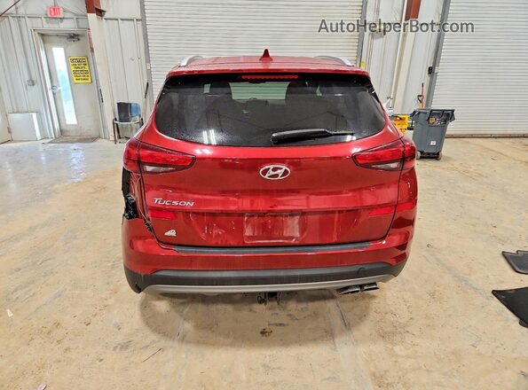 KM8J33AL2MU341142 2021 HYUNDAI TUCSON Red წინა სალონის ხედი