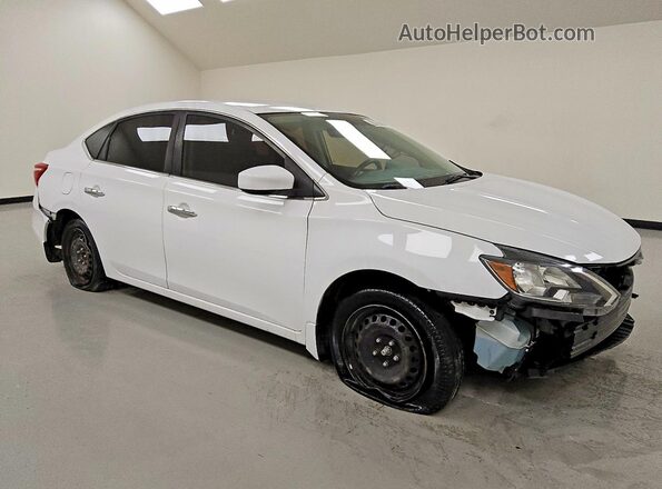 3N1AB7AP6KY419100 2019 NISSAN SENTRA White 