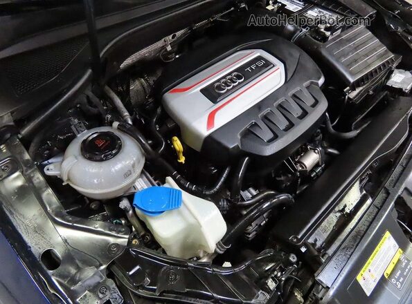WAUB1GFF6KA100141 2019 AUDI S3 Blue Առջևի վահանակի տեսք