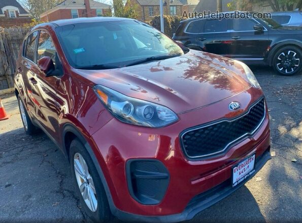 KNDPM3AC7J7453375 2018 KIA SPORTAGE Red 