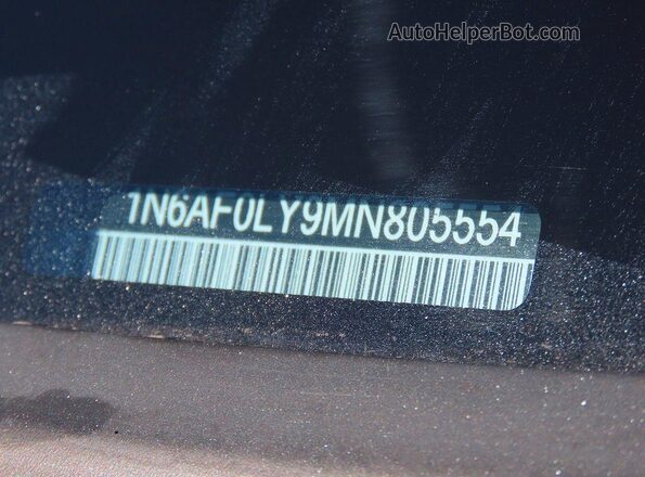 1N6AF0LY9MN805554 2021 NISSAN NV White 