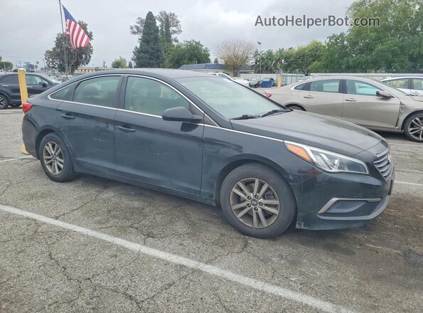 5NPE24AF2GH398481 2016 HYUNDAI SONATA Black Delantero derecho