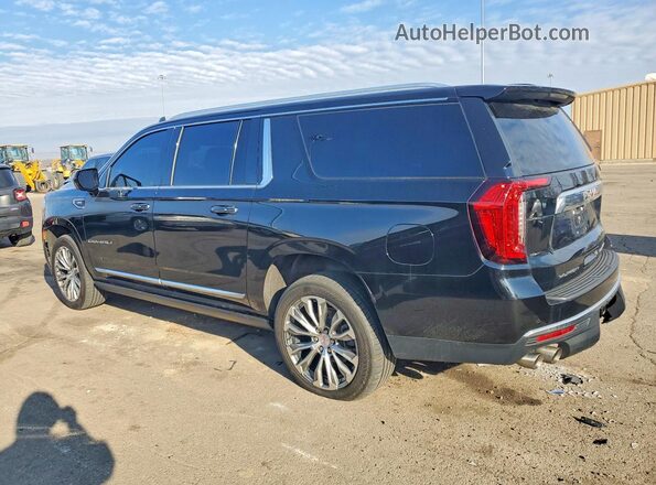 1GKS1JKL3MR137944 2021 GMC YUKON Черный Задняя правая четверть