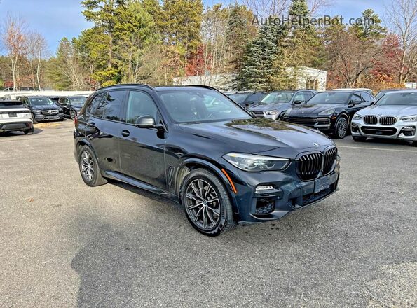 5UXCR6C04M9G98133 2021 BMW X5 Черный Задняя левая четверть