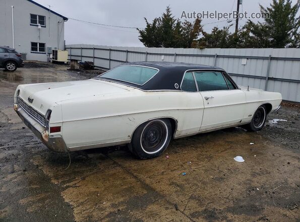 8E62Y218697 1968 FORD LTD White Tył prawy