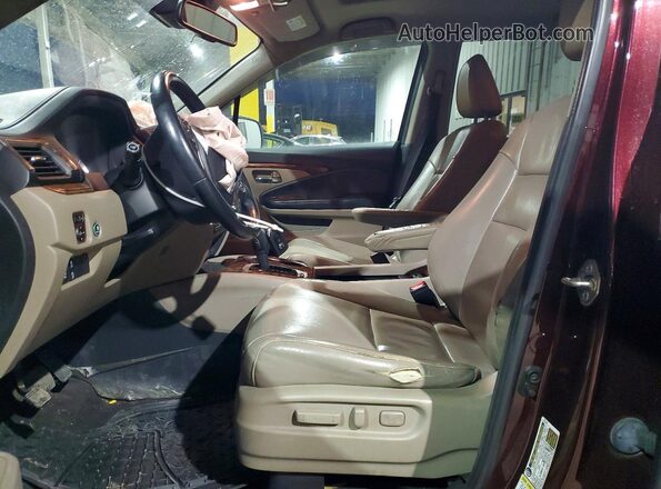 5FNYF6H61GB065450 2016 HONDA PILOT Красный 