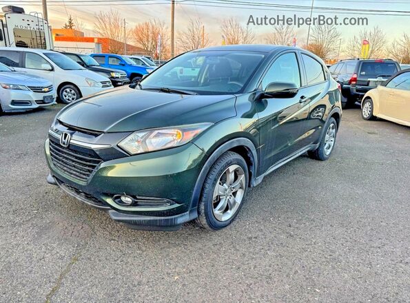 3CZRU5H55HM709616 2017 HONDA HR-V Green Tył prawy