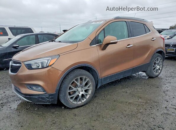 KL4CJ1SB3HB144568 2017 BUICK ENCORE Brown 