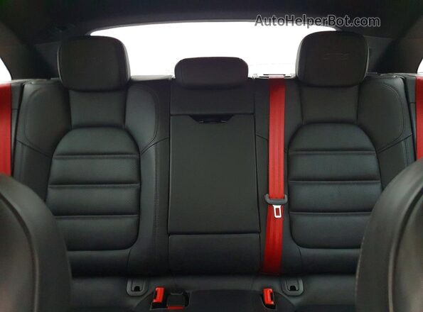WP1AG2A56HLB55313 2017 PORSCHE MACAN Black Widok wnętrza z tyłu