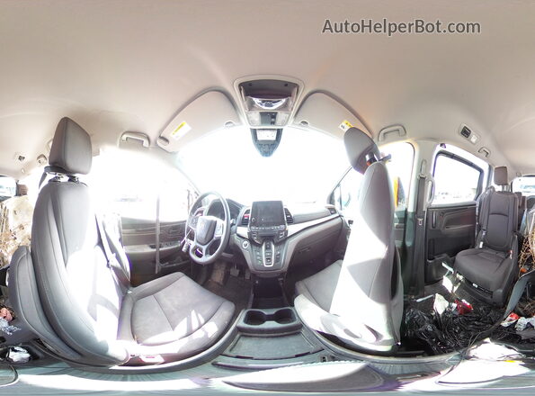 5FNRL6H56MB000609 2021 HONDA ODYSSEY Серебряный Панорамный вид салона 360°