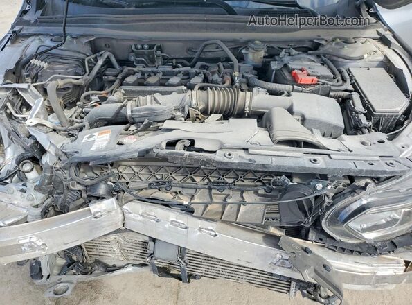 1HGCV1F18MA107352 2021 HONDA ACCORD Black Widok komory silnika