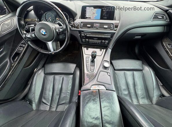 WBA6D2C39HGT73277 2017 BMW 6 SERIES Black უკანა სავარძლების ხედი