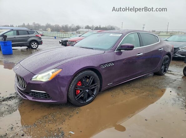 ZAM56RRL7H1246924 2017 MASERATI QUATTROPOR Purple Trasero izquierdo