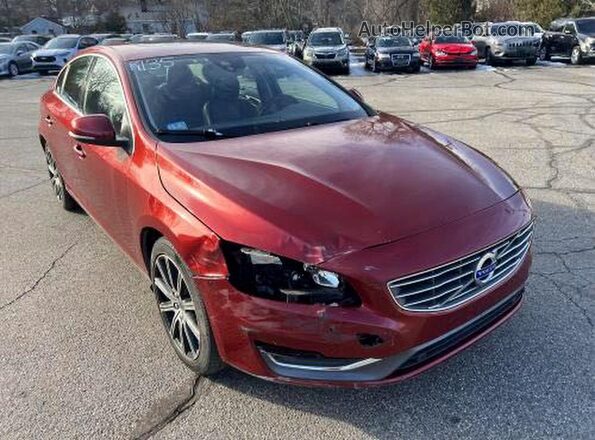 LYV402TK5HB130316 2017 VOLVO S60 Бордовый 