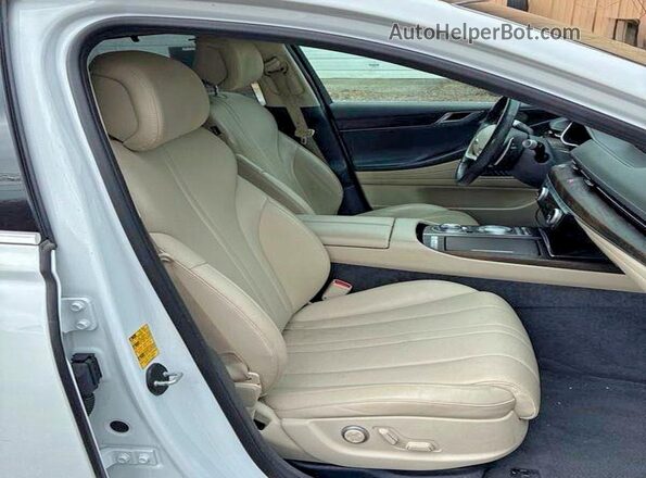 KMTGB4SC2NU092298 2022 GENESIS G80 Белый Вид сзади