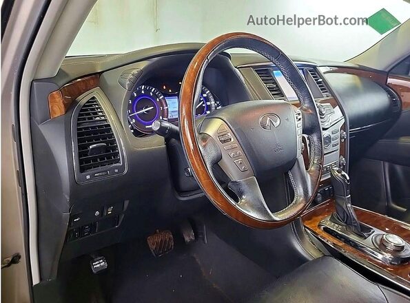 JN8AZ2NE6J9194254 2018 INFINITI QX80 Gold 