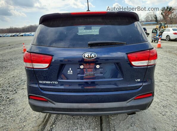 5XYPGDA53JG413697 2018 KIA SORENTO Blue Widok wnętrza z przodu