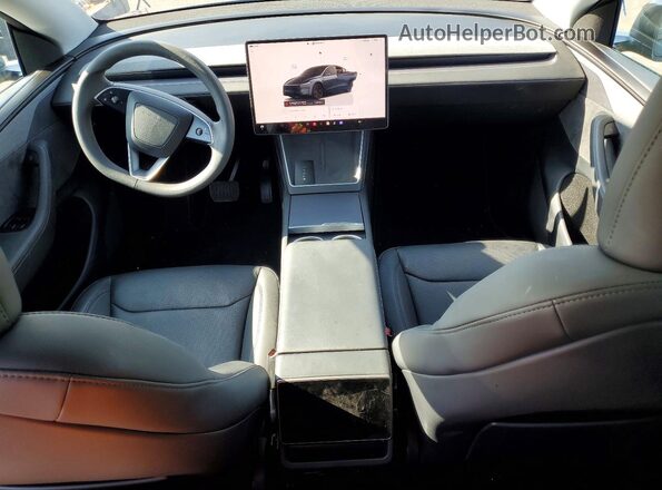 7SAYGDED1TF383392 2026 TESLA MODEL Серый Вид щитка приборов
