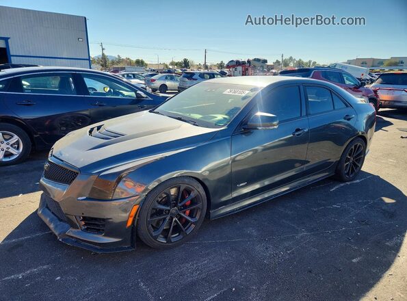 1G6AN5RY9G0153209 2016 CADILLAC ATS-V Серый Задняя левая четверть