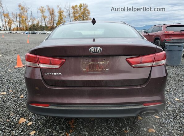 5XXGT4L31HG130608 2017 KIA OPTIMA Burgundy 