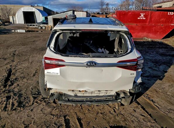 KNDEUCAA6M7068741 2021 KIA SELTOS Белый Вид сзади