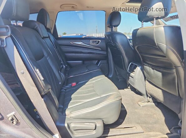 5N1DL0MM6LC518831 2020 INFINITI QX60 Gray Vista interior trasera
