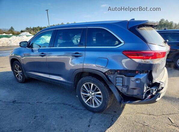 5TDJZRFH9KS952975 2019 TOYOTA HIGHLANDER Синий 