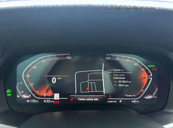 5UXCW2C00M9H53341 2021 BMW X7 Белый Вид щитка приборов