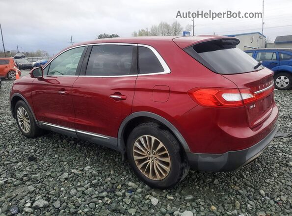 2LMTJ8KR1GBL31618 2016 LINCOLN MKX Красный Задняя правая четверть